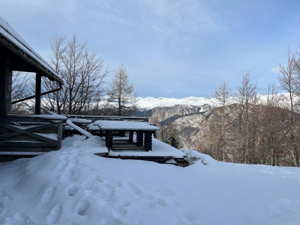 Chalet Burja At Vogel Mountain - Cable Car Access Or Hiking - Not Reachable With Car Бохінь Екстер'єр фото