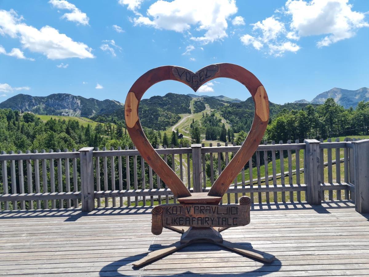 Chalet Burja At Vogel Mountain - Cable Car Access Or Hiking - Not Reachable With Car Бохінь Екстер'єр фото